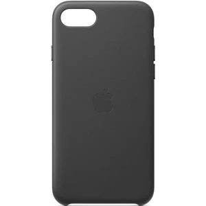 Kryt na mobil Apple Leather Case pre iPhone SE (2020) - čierny (MXYM2ZM/A) kryt na mobilný telefón • určený pre Apple iPhone SE 2020 • výrezy na tlači