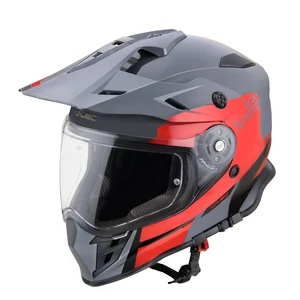 Moto přilba W-TEC V331 PR Graphic  Red-Grey  S (55-56)