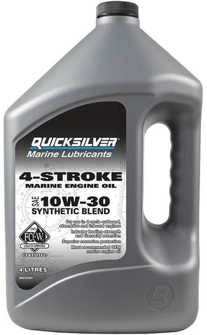 Quicksilver FourStroke Outboard Engine Oil Synthetic Blend 10W30 4 L Olio motori a 4 tempi