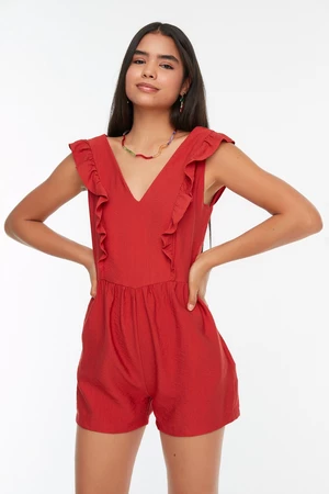 Trendyol Tile Ruffled Overalls