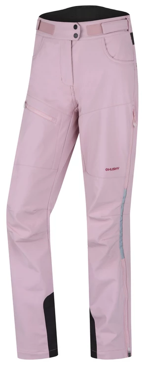 Husky Keson L XXL, faded pink Dámské softshell kalhoty