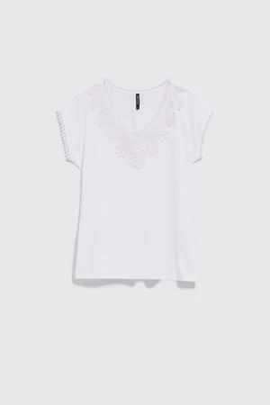 WOMEN'S T-SHIRT L-TS-4062 WHITE