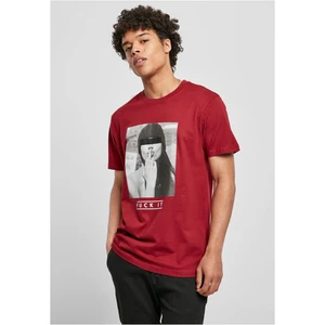 Men's T-shirt FuckIt - burgundy