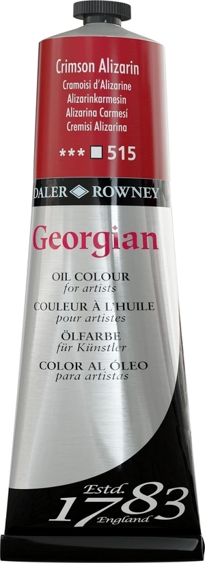 Daler Rowney Georgian Oil Paint Crimson Alizarin 225 ml 1 pieza