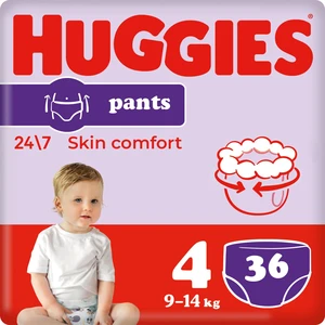 HUGGIES Pants Jumbo 4, 9-14 kg 36 ks