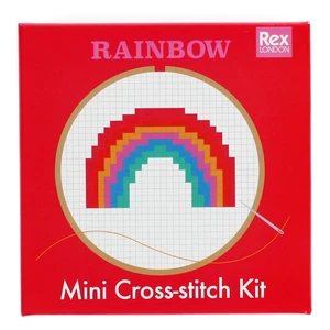 Zestaw kreatywny Cross-stitch Kit Rainbow – Rex London