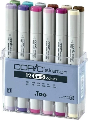 Copic Sketch Wkład do pióra Ex Set 5 12 szt