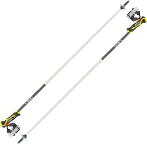 Leki Airfoil 3D White/Neonyellow/Dark Anthracite 125 cm Lyžařské hole