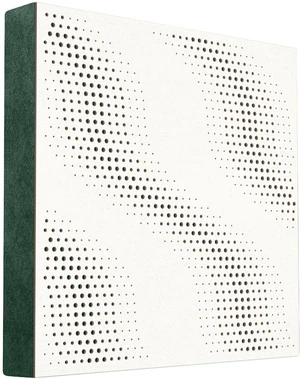 Mega Acoustic FiberPRO60 SineWave White/Green Absorbent Holzplatte