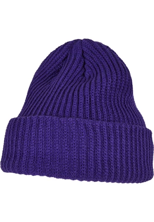 Rib Beanie purple