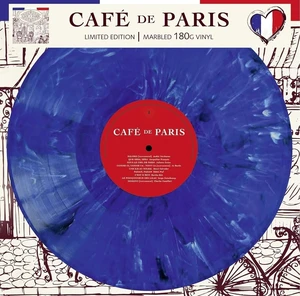 Various Artists - Café De Paris (Limited Edition) (Numbered) (Blue Marbled Coloured) (LP)