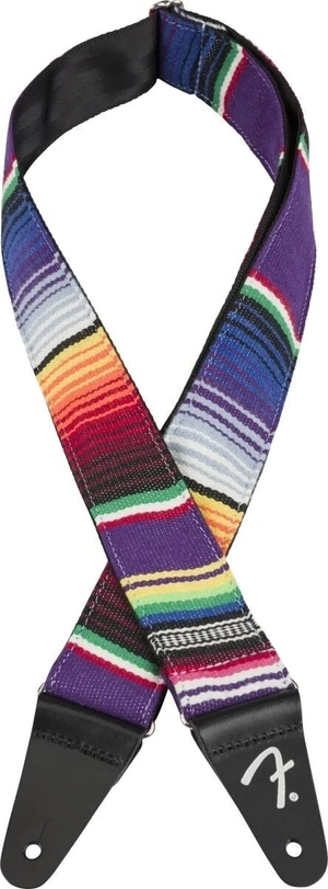 Fender 2" SERAPE Textil gitár heveder Purple Multi