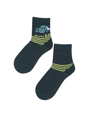 Gatta G34 socks. N01 Cottoline Boys Modeled 27-32 green 245