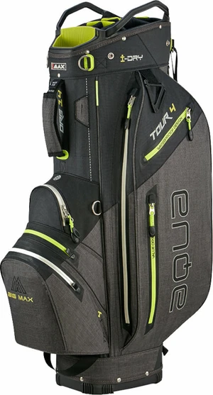 Big Max Aqua Tour 4 Black/Storm Charcoal/Lime Torba na wózek golfowy