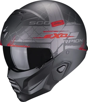 Scorpion EXO-COMBAT II XENON Matt Black/Red S Casco