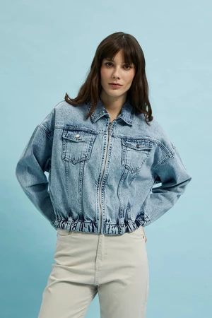 Women's denim jacket MOODO - blue