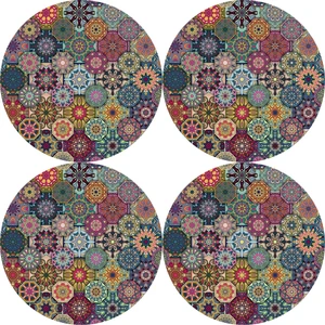 Bertoni Home Unisex's 4 Round Table Pads Set Valencia