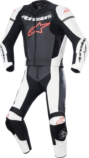 Alpinestars GP Force Lurv Leather Suit 2 Pc Black/White Red/Fluo 56 Zweiteiler Motorradkombis