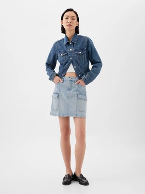 GAP Denim Cargo Mini Skirt - Women's