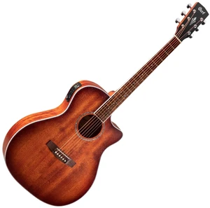 Cort GA-MEDX-OP-M Brown Sunburst Jumbo z elektroniką