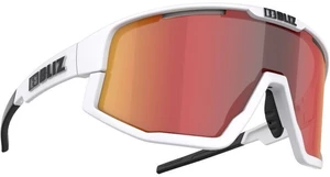 Bliz Fusion 52105-00 Matt White/Smoke w Red Multi plus Spare Jawbone Black Fahrradbrille