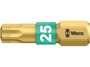 Wera 066106 Bit 1/4" TX 25 x 25 mm, bitorsion typ 867/1 TORX BDC