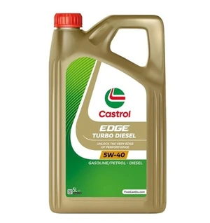 Motorový olej Castrol EDGE TURBO DIESEL 5W40 TITANIUM FST 5L