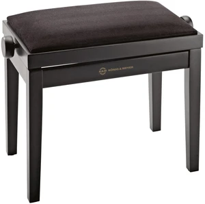 Konig & Meyer 13900 Tabouret de piano en bois Black Matt