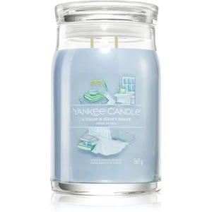 Yankee Candle A Calm & Quiet Place vonná svíčka Signature 567 g