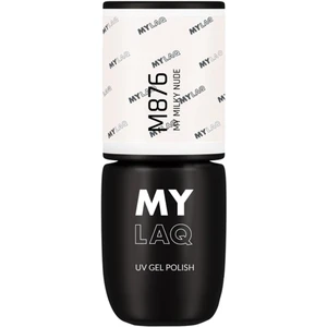 MYLAQ UV Gel Polish gelový lak na nehty odstín My Milky Nude 5 ml