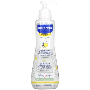 Mustela Dětský vyživující čisticí gel se včelím voskem pro suchou pokožku (Nourishing Cleansing Gel with Cold Cream) 300 ml