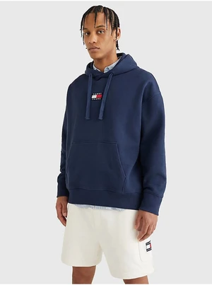 Tommy Hilfiger Jeans Sweatshirt - Tommy Jeans TJM TOMMY BADGE HOODIE blue