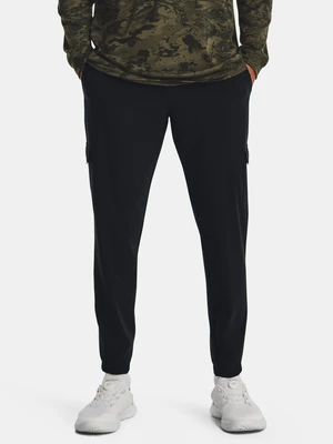 Čierne športové nohavice Under Armour UA Stretch Woven Cargo Pants