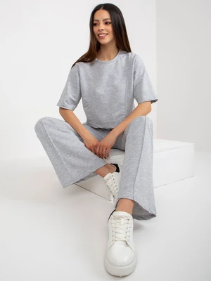 Grey two-piece casual set