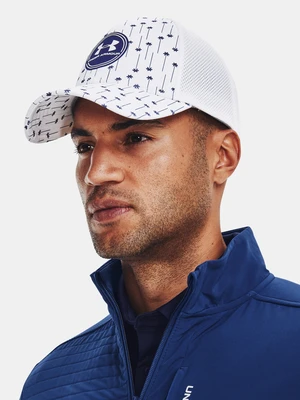 Under Armour Cap Iso-chill Driver Mesh-WHT - Mens