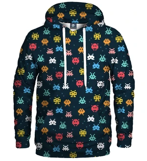 Aloha From Deer Unisex's Space Invaders Hoodie H-K AFD365