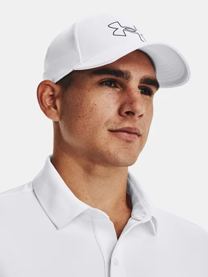 Under Armour Cap Storm Driver-WHT - Men