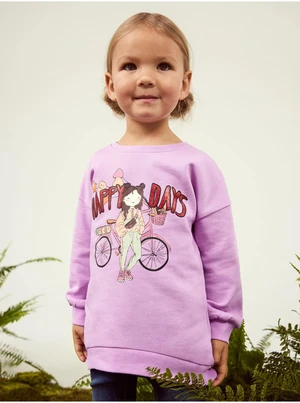 Light purple girly sweatshirt name it Kirsten - Girls