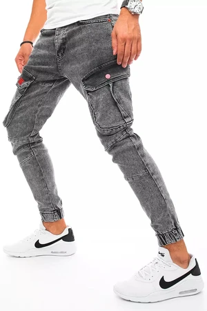 Light Grey Men's Cargo Jeans Dstreet