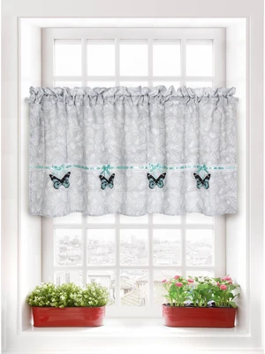 Edoti Cafe curtain Papillo A507