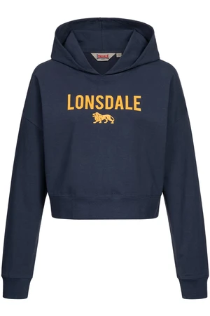 Lonsdale Women's hooded sweatshirt cropped oversized