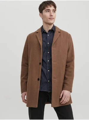 Brown Men's Coat with Jack & Jones Zac - Men