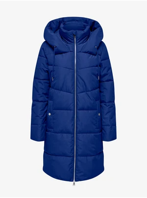 Women's Quilted Coat Navy Blue JDY Turbo - Women