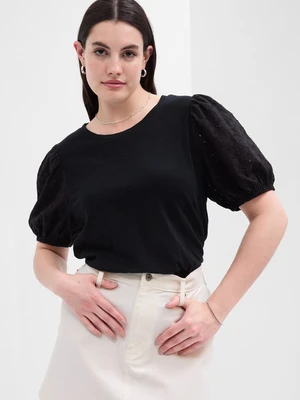 GAP T-shirt with lace sleeves - Women