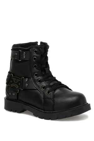 YELLOW KIDS Chromis 2pr Black Boys Biker Boots