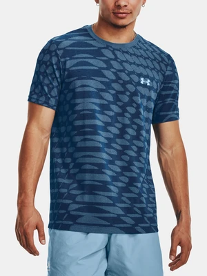 Under Armour T-Shirt UA Seamless Ripple SS-BLU - Men