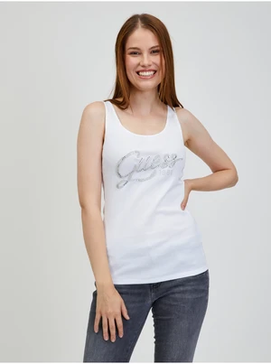 White Women's Tank Top Guess Hegle - Women