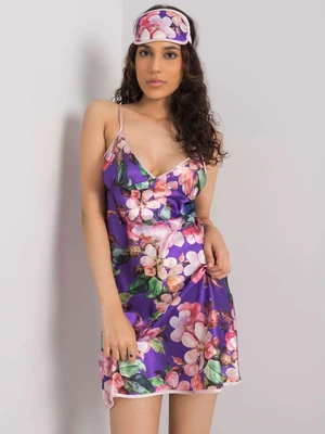 Floral purple nightgown