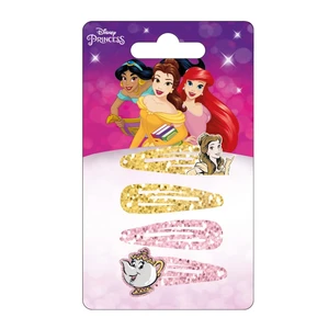 HAIR ACCESSORIES CLIPS 4 PIECES PRINCESS