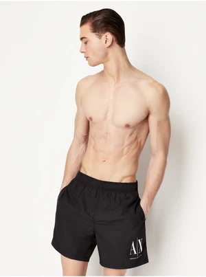 Black Mens Swimwear Armani Exchange - Men